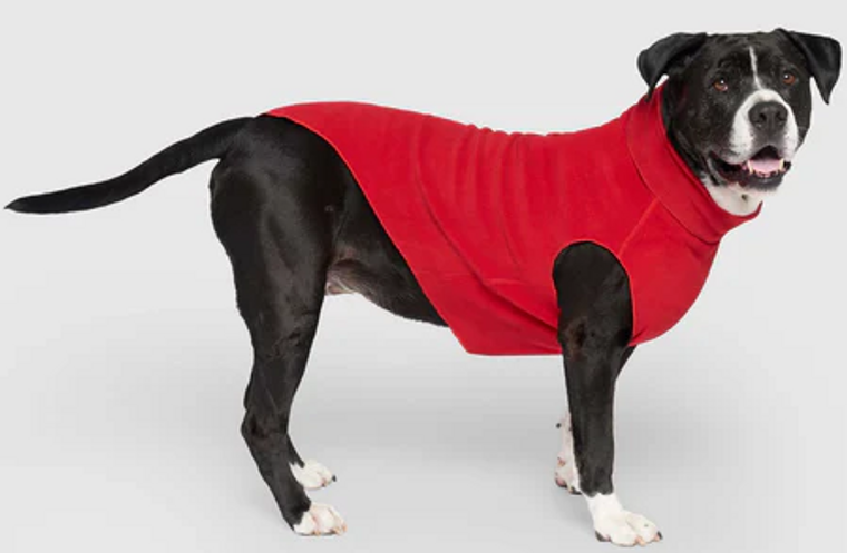 Canada Pooch Easy-On Stretch Fleece Red 26