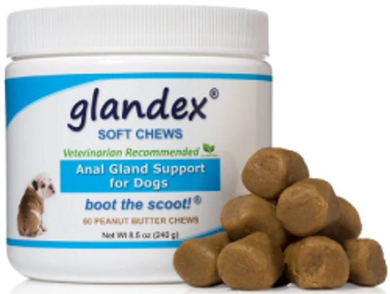 60 Count Peanut Butter Glandex Chews