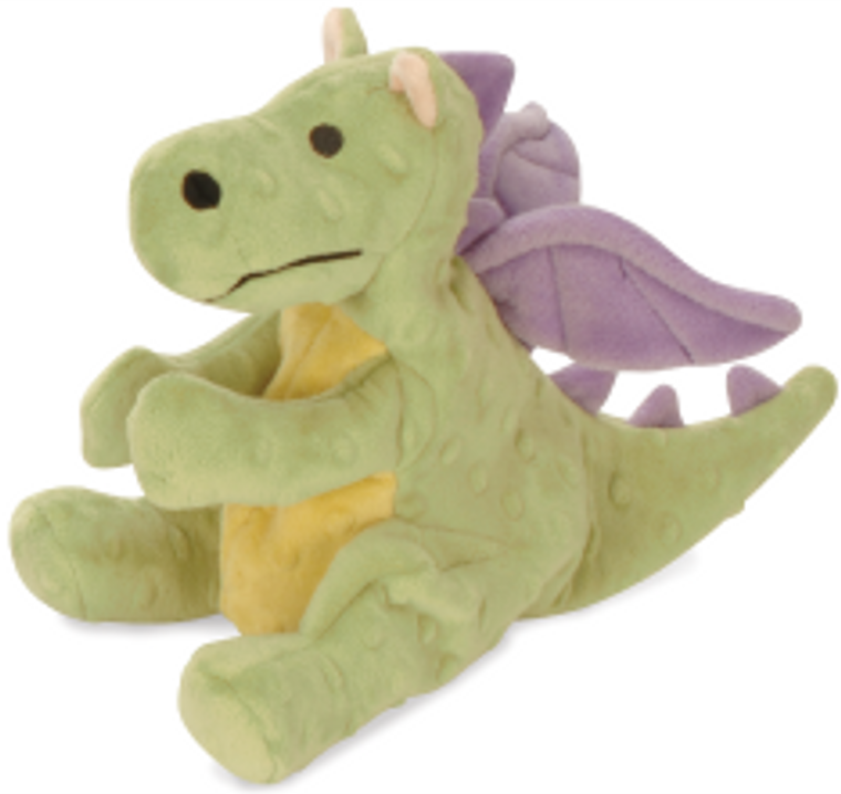 goDog Baby Dragon Lime-Green Dog Toy