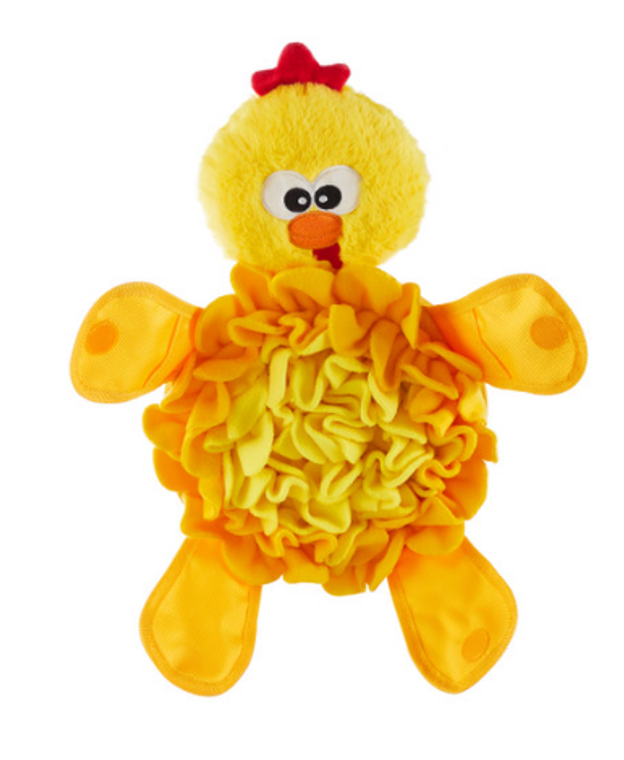 Outward Hound Think N' Thrive Snuffle Palz Interactive Plush Chicken Snuffle Mat