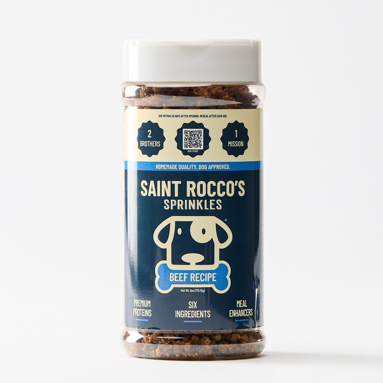 Saint Rocco’s Dog Meal Topper Sprinkles Beef 6oz