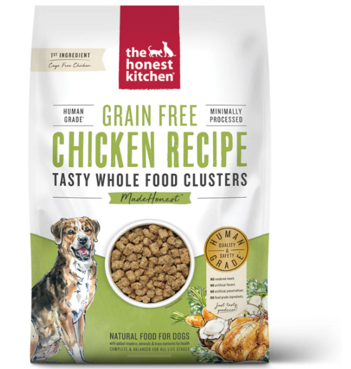Honest Kitchen Whole Food Clusters Dog Grain Free Chicken 10lb