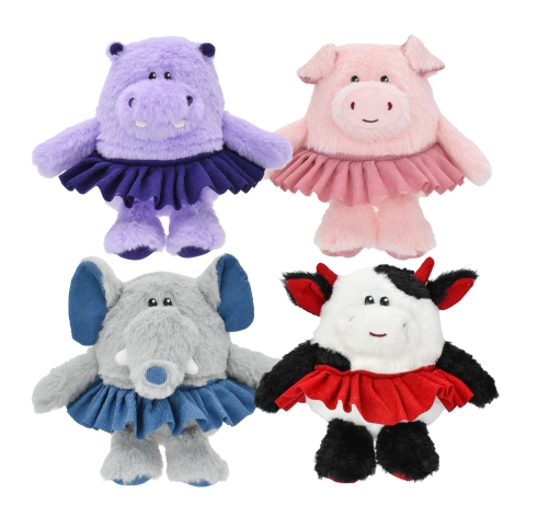 Multipet Multipet Tutu Animal Assortment
 Dog Toy 8"