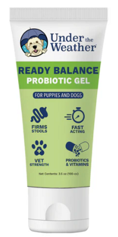Under The Weather Ready Balance Probiotic Dog Gel Squeezable 3.5oz