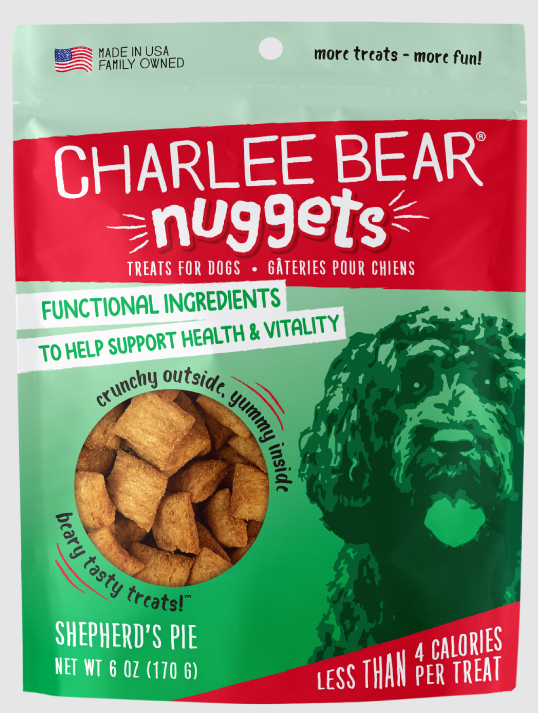 Charlee Bear Nuggets Shepherds Pie Dog Treat 6oz