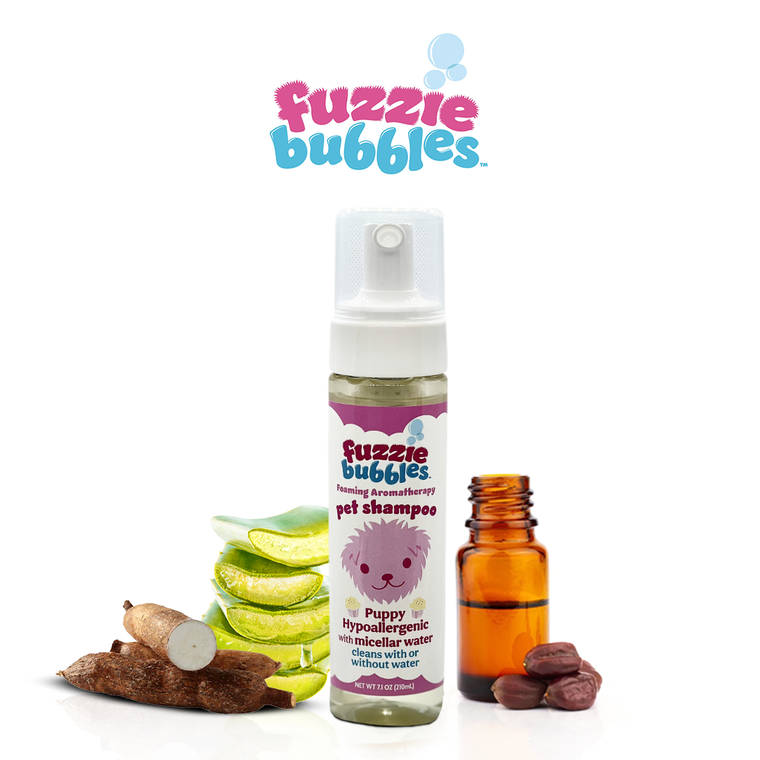 Fuzzie Bubbles Foaming Aromatherapy Shampoo Hypoallergenic Puppy