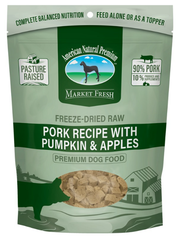 American Market Fresh Freeze Dried Pork with Pumpkin and Apples 16oz