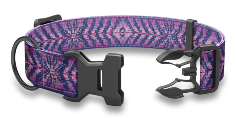Wingo Coosa Dog Collar Amethyst Large