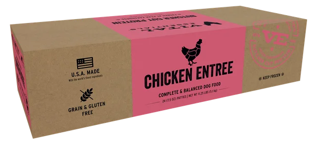 Vital Essentials Frozen Raw Dog Food Chicken 11.25lbs