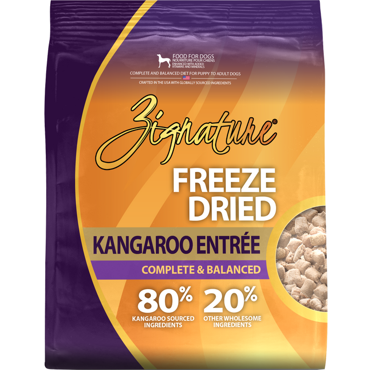 Zignature Freeze Dried Kangaroo Entrée 12.5oz