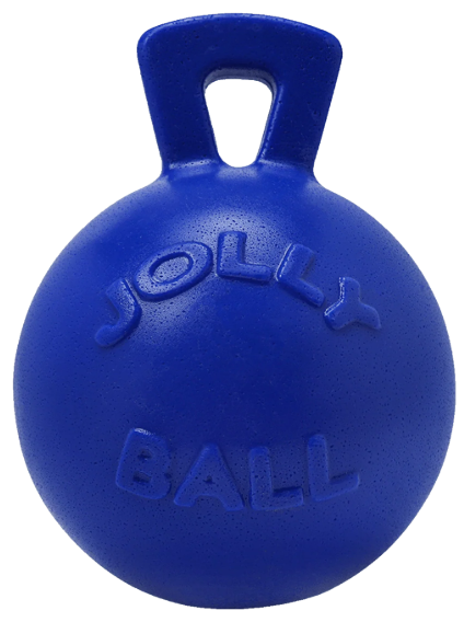 6" Jolly Pets Tug N Toss Blue Dog Toy