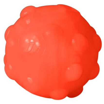4" Jolly Pets Jumper Orange Dog Toy