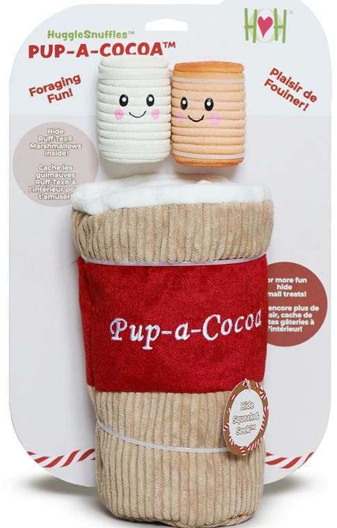 HuggleHounds HuggleSnuggles™ Pup-a-Cocoa Enrichment Toy
