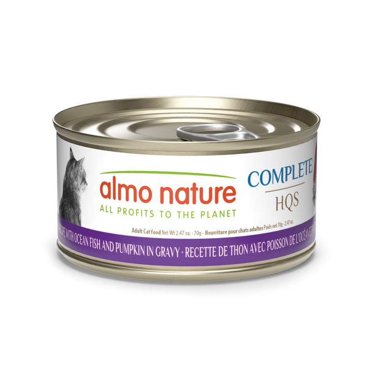 Almo Nature Complete Tuna with Oceanfish and Pumpkin in gravy 2.47oz