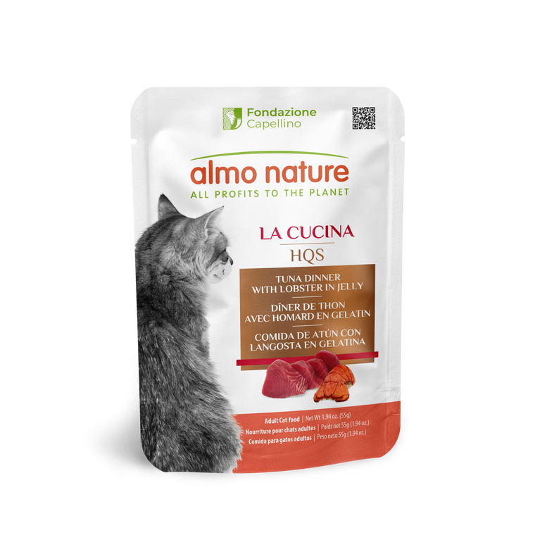 Almo Nature La Cucina Tuna with Lobster in Jelly 1.94oz Pouch