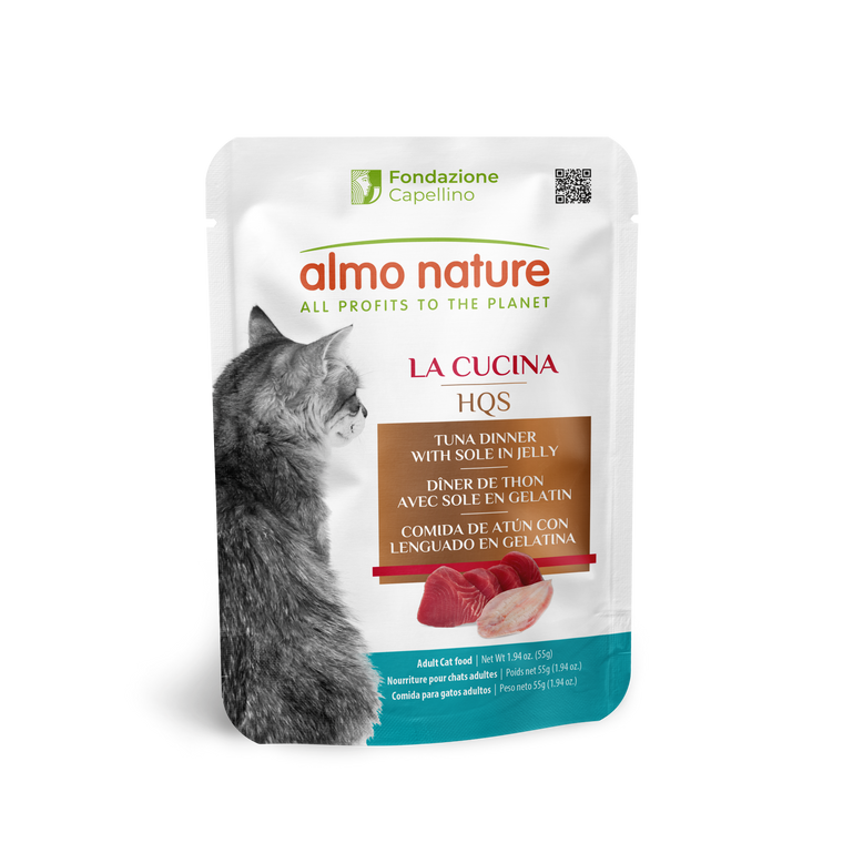 Almo Nature La Cucina Tuna with Sole in Jelly 1.94oz Pouch