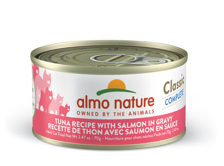 Almo Nature Classic Complete Tuna with Salmon in gravy 2.47oz