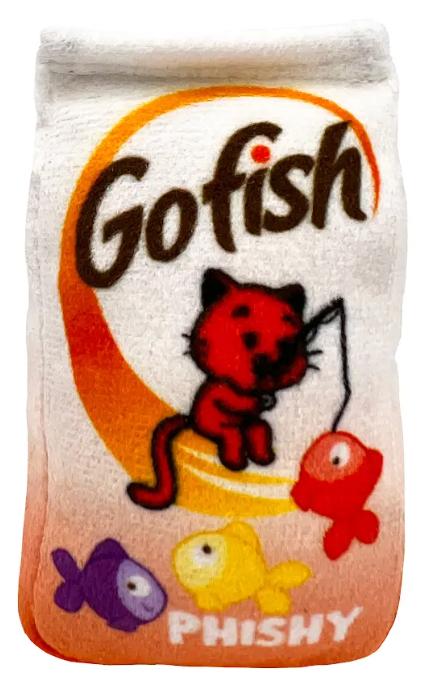 Huxley and Kent Cat Go Fish Phishy