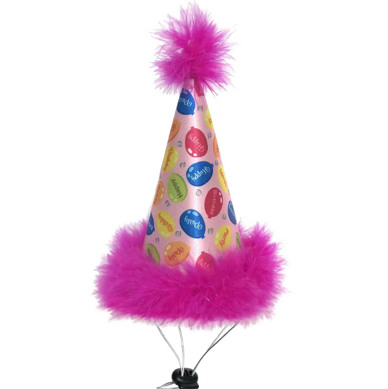 Huxley and Kent Party Hat Party Time Pink Large/XLarge