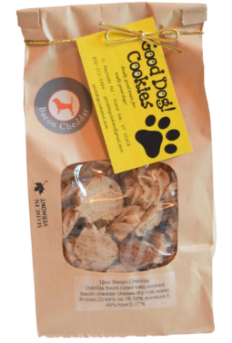Good Dog! Cookies Button Bacon Cheddar Dog Treat 12oz