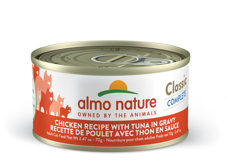 Almo Nature Classic Complete Chicken with Tuna in gravy 2.47oz