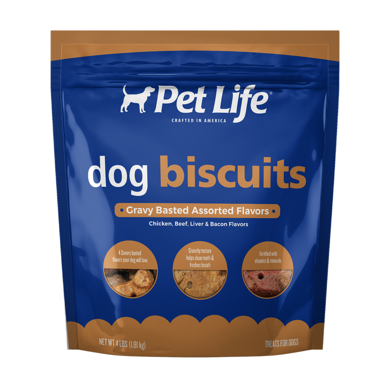Pet Life Assorted Gravy Basted Biscuits 4#