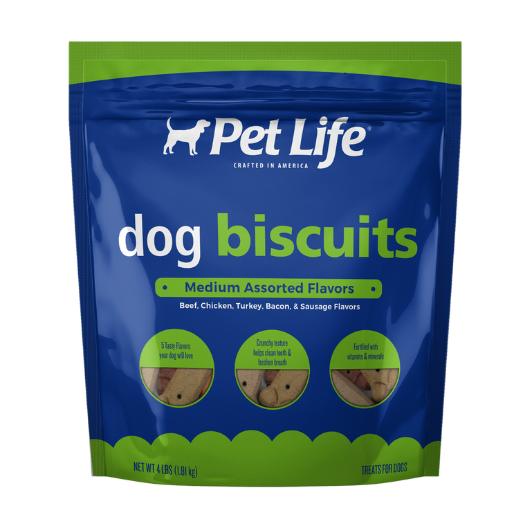 Pet Life Medium Assorted Biscuits 4#
