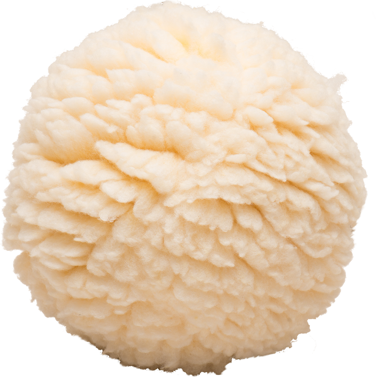 Hugglehound HuggleFleece Natural Ball Large Dog Toy