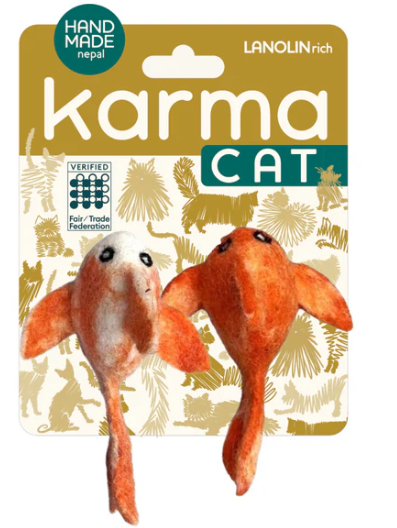 Dharma Dog Karma Cat Wool Cat Chase Koi Fish Cat Toy