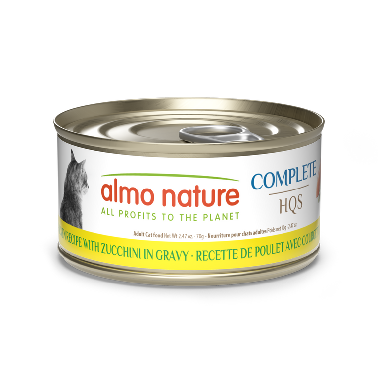 Almo Nature Complete Chicken Recipe with Zucchini in gravy 2.47oz