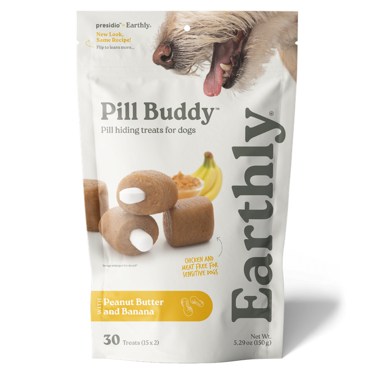 Earthly Pet Company Pill Buddy Peanut Butter Banana Recipe 30 Count