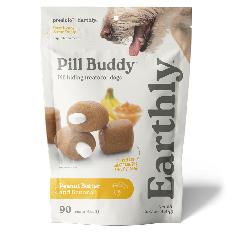 Earthly Pet Company Pill Buddy Peanut Butter Banana Recipe 90 Count