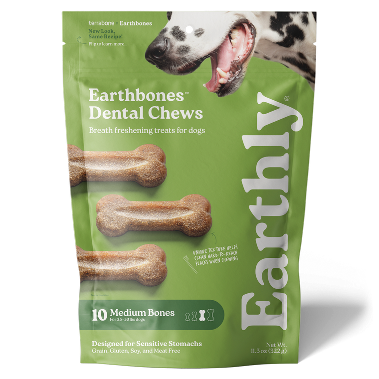 Earthly Pet Company Earthbones Dental Chews Medium 10ct