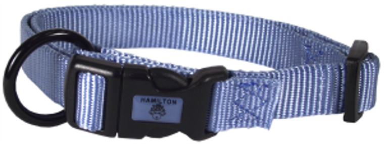 Hamilton Adjustable Dog Collar Berry 1" 18-26"