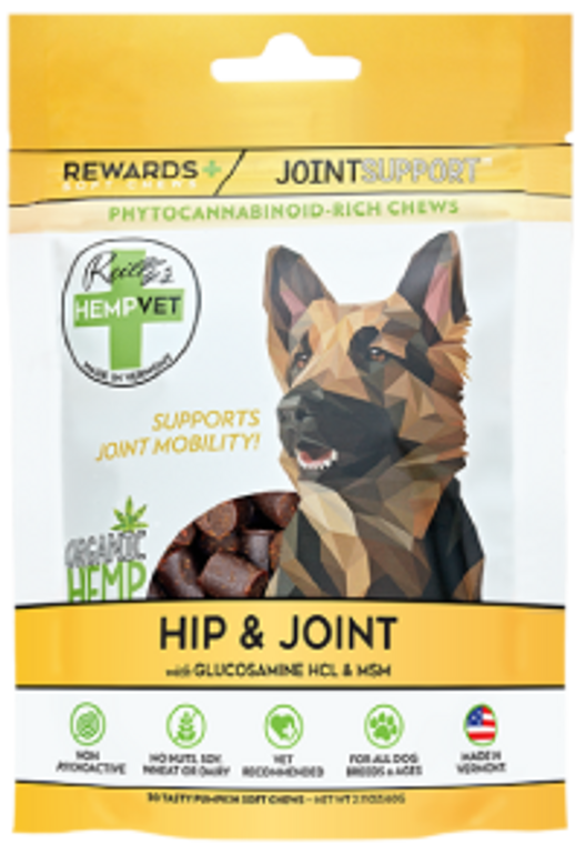 Reilly's Hempvet Joint Rewards + 30 Count Joint & Mobility Suport