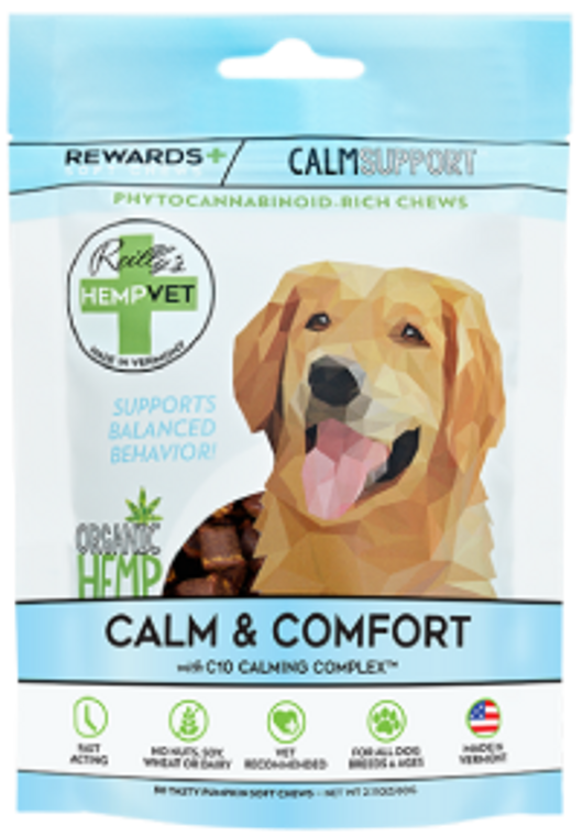 Reilly's Hempvet Calm Rewards + 30 Count Calming & Comfort Support