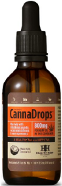 Healthy Hemp Canna Drops Coconut 800 mg 2oz
