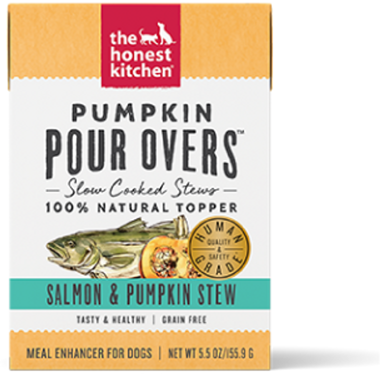 Honest Kitchen Pour Overs Salmon & Pumpkin Dog Food 5.50z