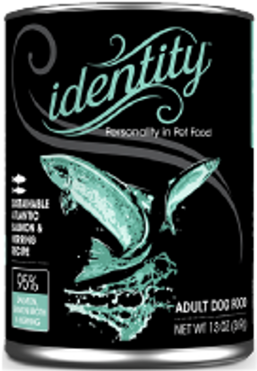 Identity 95% Wild-Caught Atlantic Salmon & Herring Canned Dog Food 13oz