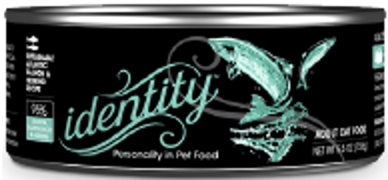 Identity 95% Wild-Caught Atlantic Salmon & Herring Canned Cat Food 5.5oz