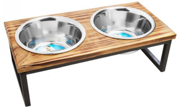 Indipet 1 Quart Contempory Wooden Double Diner