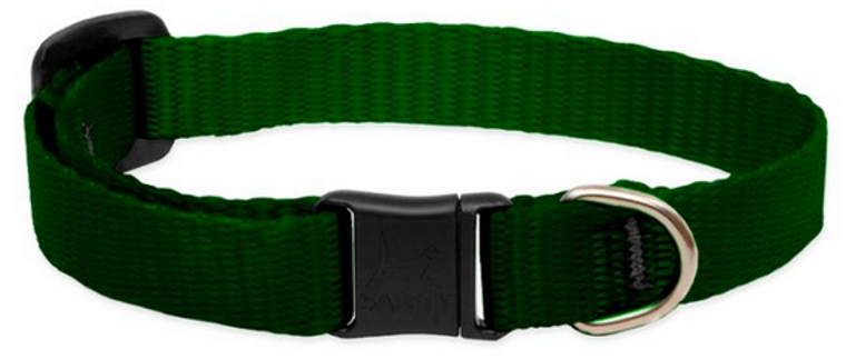 Lupine Safety Cat Collar Green 1/2" 8-12