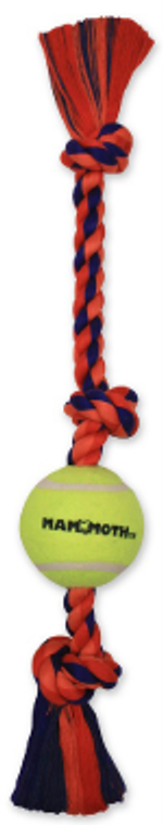 Mammoth 3 Knot-1 Ball Tug Dog Toy Medium