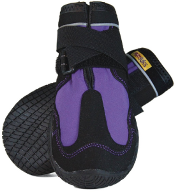 Muttluks Snow Mushers Dog Boots 2 Pack Purple Size 1 Extra Extra Small