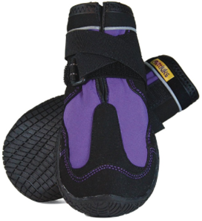 Muttluks Snow Mushers Dog Boots 2 Pack Purple Size 4 Small