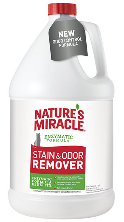 1 Gallon Nature's Miracle Just For Cats Stain & Odor Remover