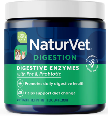 NaturVet Enzymes & Probiotics 4oz