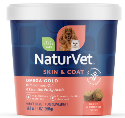 NaturVet Omega Gold Soft Chew 90ct