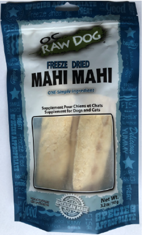 OC Raw Freeze Dried Mahi Mahi Dog Treat 3.2oz