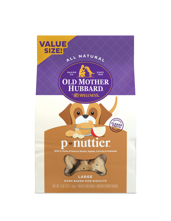 Old Mother Hubbard Large Extra Tasty Peanut  Dog Treat 3#-5oz